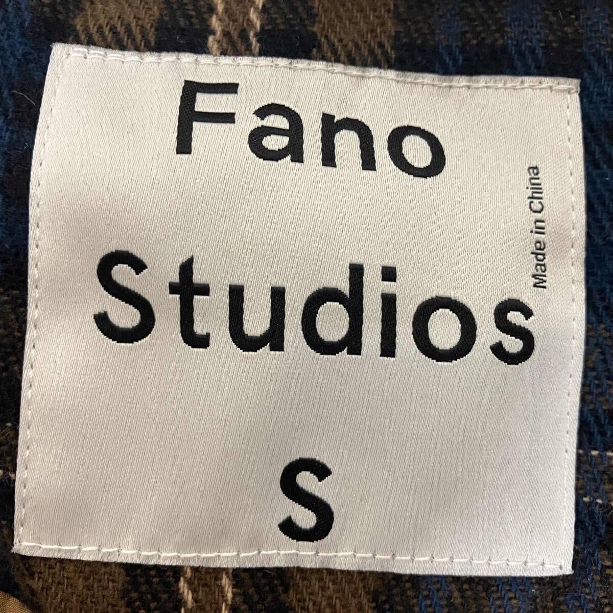 Fano Studios ファノ ストゥディオス ショート丈 チェック柄 PUFFA 