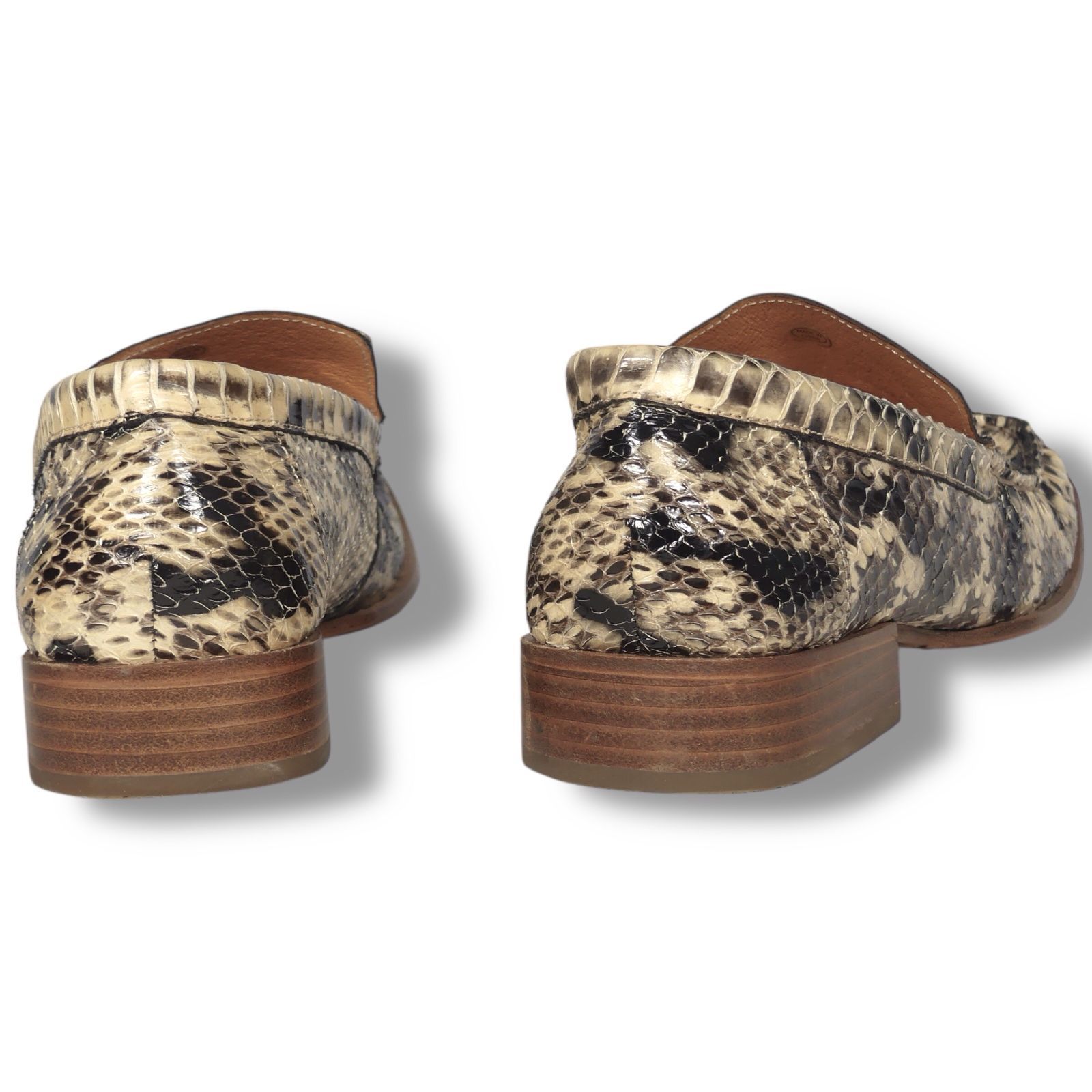 H2 company エイチツー カンパニー パイソン柄 ローファー