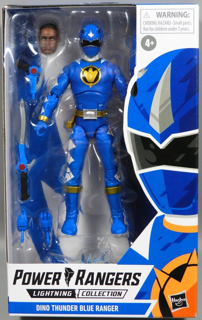 HASBRO LIGHTNING COLLECTION POWER RANGERS DINO THUNDER DINO THUNDER BLUE RANGER