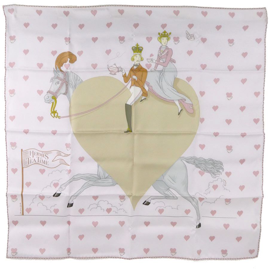 エルメス HERMES スカーフ カレ70 TEA TIME ティータイム - メルカリ