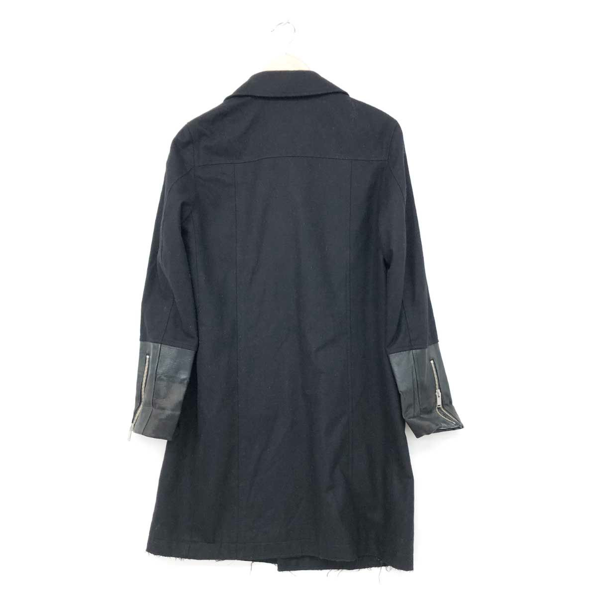 アンダーカバー　コート UNDERCOVER アンダーカバー 23AW ダンボールニット袖ZIPステンカラー