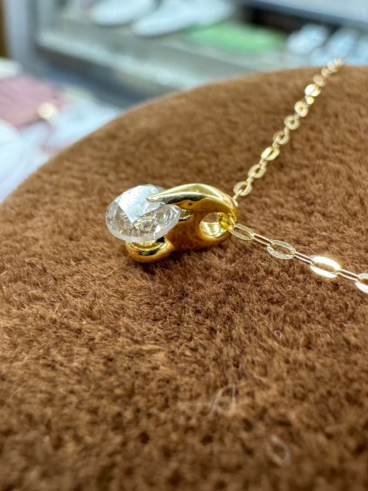 ☆K18 ダイヤモンド0.501ct ネックレス 18金 k18 ダイヤ 天然石 刻印有 