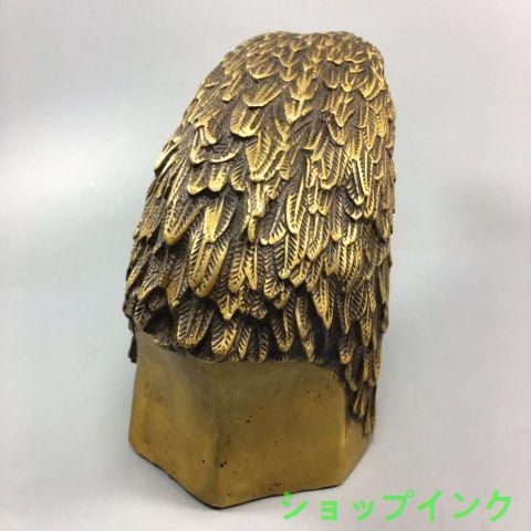 銅器 鷹 文房具 茶道具 装飾品 工芸品 美術品 置物 銅器 鷹の頭 文房具 茶道具 装飾品 工芸品 美術品 置物 - メルカリ
