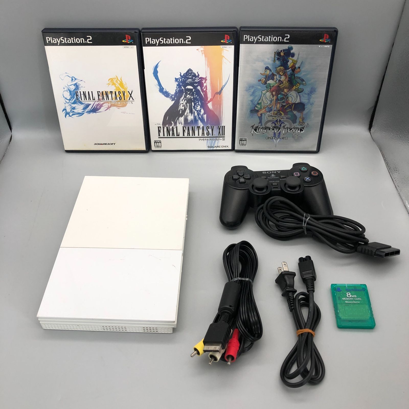 動作確認済】PS2 90000番台 本体 すぐ遊べるセット ファイナル 