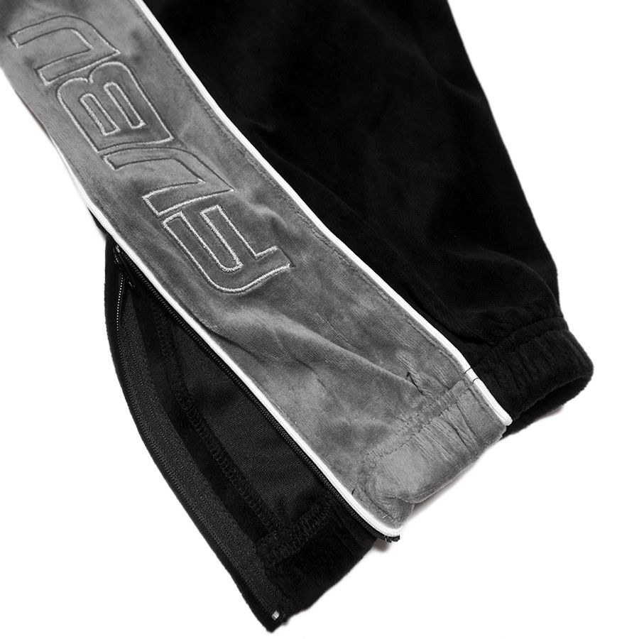 FUBU VELOUR TRACK SETUP【BLACK】 (フブ メンズ ベロア セットアップ