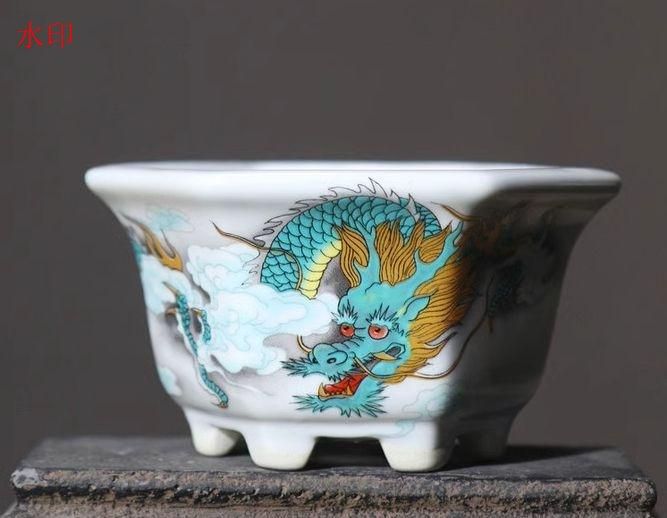 六角鉢 盆栽鉢 植木鉢 小品盆栽鉢 大品盆栽鉢 六角鉢 盆栽鉢