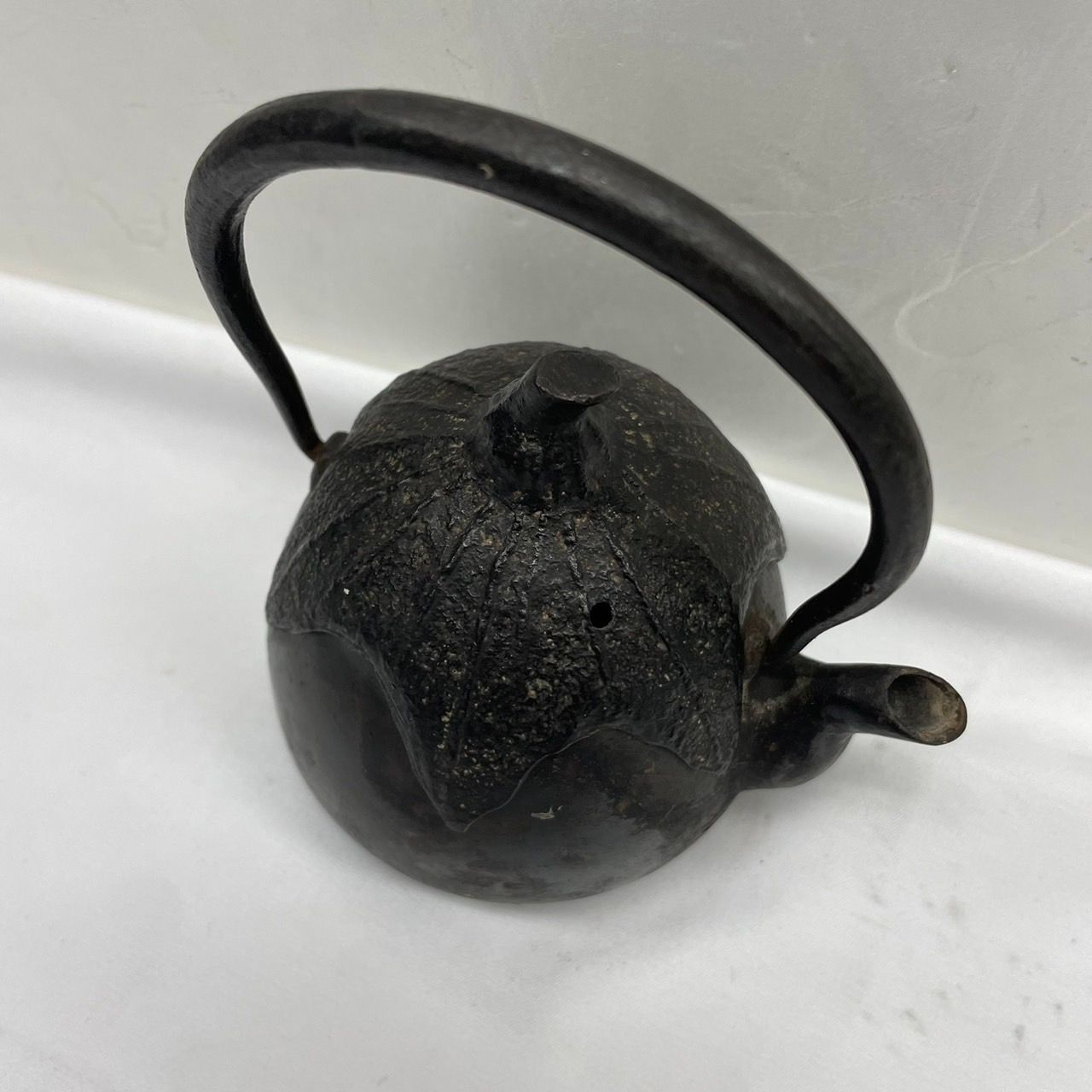 南部鉄器 鉄瓶 急須 茄子 レトロ アンティーク - メルカリ