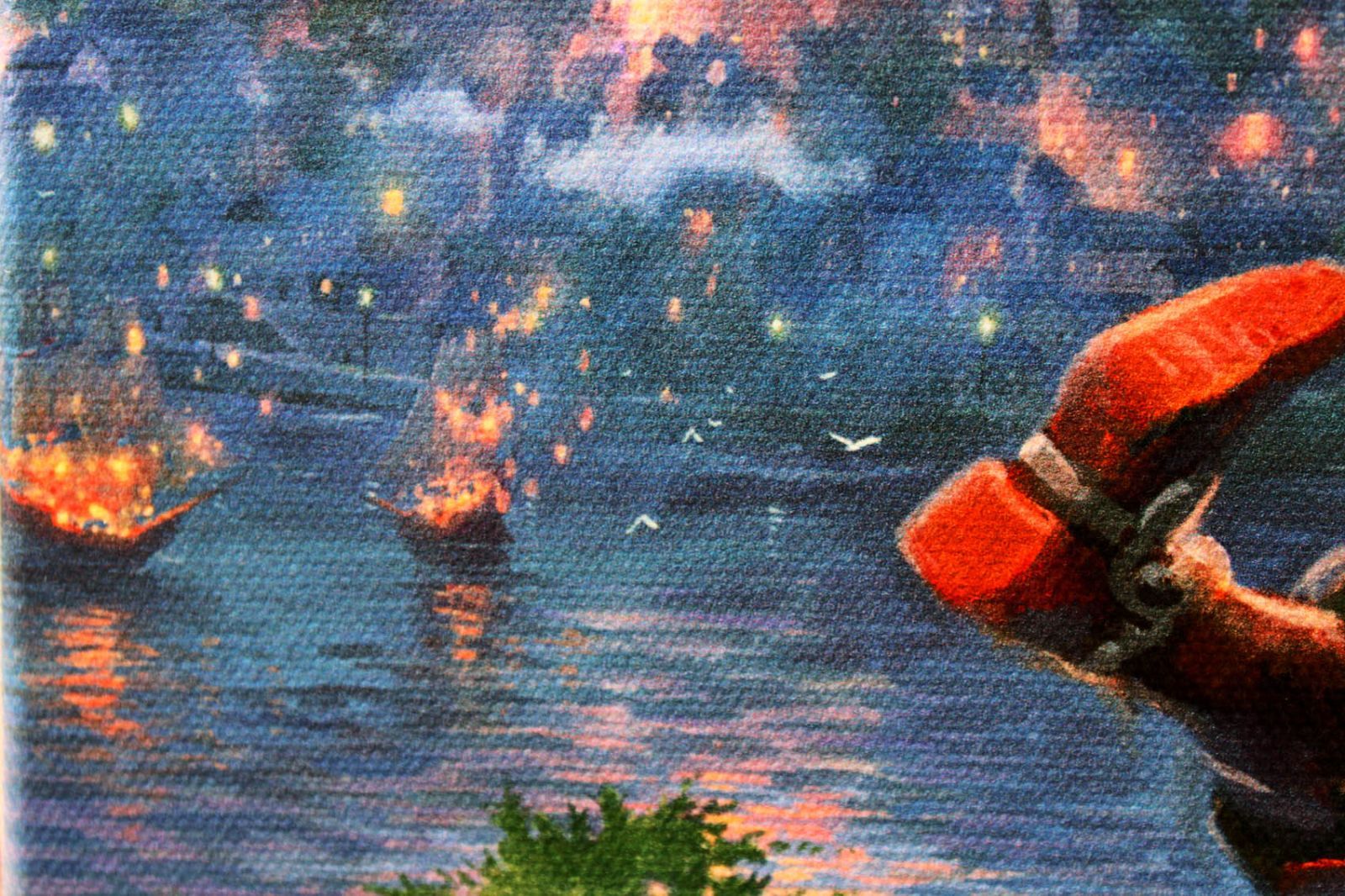 ディズニー「塔の上のラプンツェル」キャンバス トーマス・キンケード　絵画 ディズニー「塔の上のラプンツェル」キャンバス トーマス