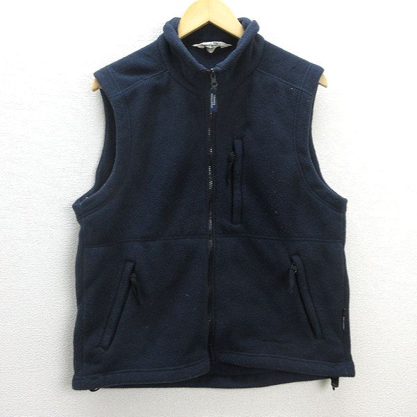 D■タラスブルバ/TARAS BOULBA アウトドアウェア/フリースベスト JKT【L】紺/MENS/49【中古】