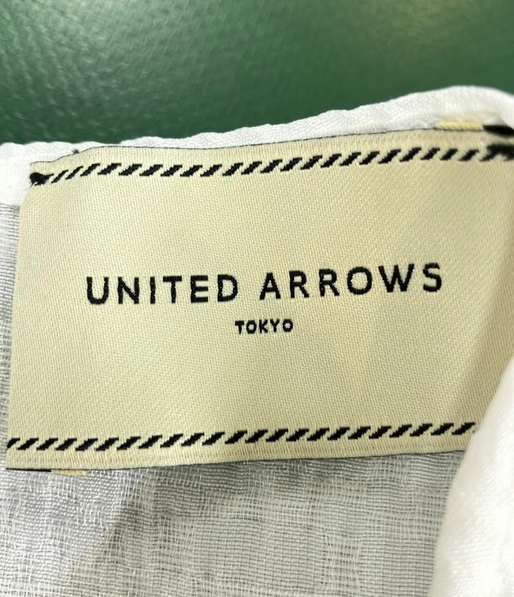美品 ユナイテッドアローズ バルーンスリーブ長袖シアーチュニック レディース SIZE 36 (XS) UNITED ARROWS 中古 美品 ユナイテッドアローズ バルーンスリーブ長袖シアー