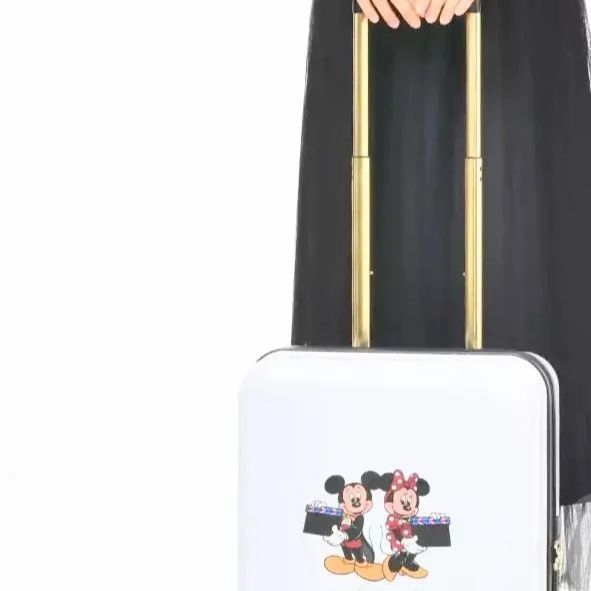 Disney『ミッキー＆ミニー』機内持込対応！ スーツケース(S)♡白