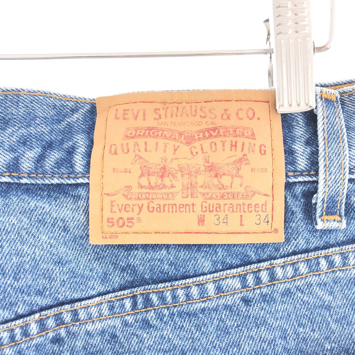 W34L34ウエスト90年代 リーバイス Levi's 505 REGULAR FIT STRAIGHT