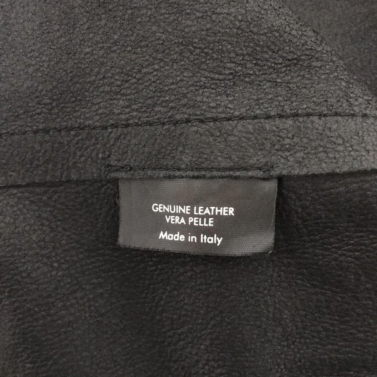 GUCCI - GUCCI(グッチ) 長袖シャツブラウス サイズ38 S レディース - 黒 レザー レザー GUCCI(グッチ) 長袖シャツブラウス サイズ38 S レディース - 黒