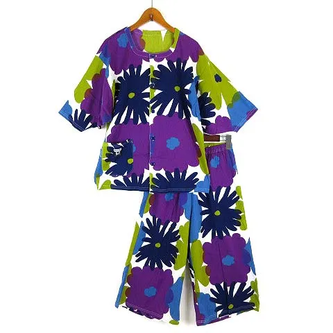 新品タグ付き ワコール SOU・SOU パジャマ ルームウェア L BL 2025年