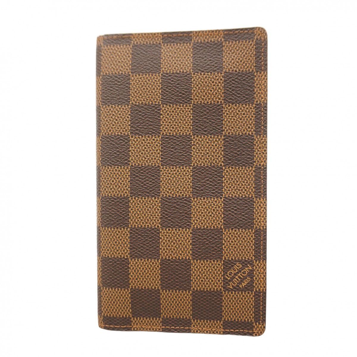 5ma0705 ルイヴィトン 手帳カバー ダミエ アジェンダポッシュ R20703 エベヌ メンズ レディース ユニセックス
