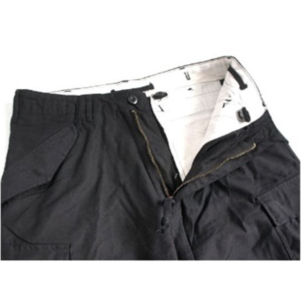 USタイプ「 M-65」フィールドショート丈パンツ ブラック メンズ M