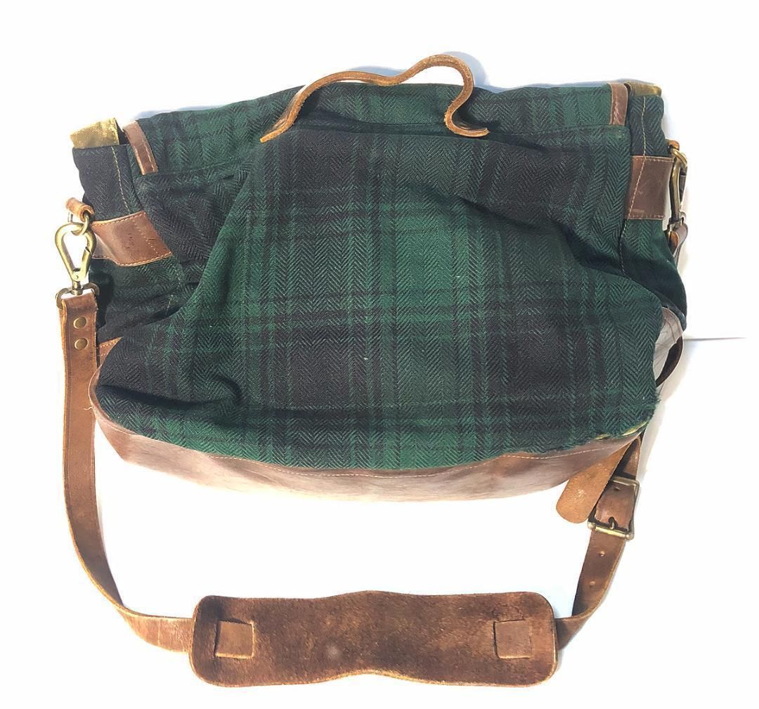 希少/大型/NY限定□RRL Vintage Canvas Shoulder Messenger Bag□RRL