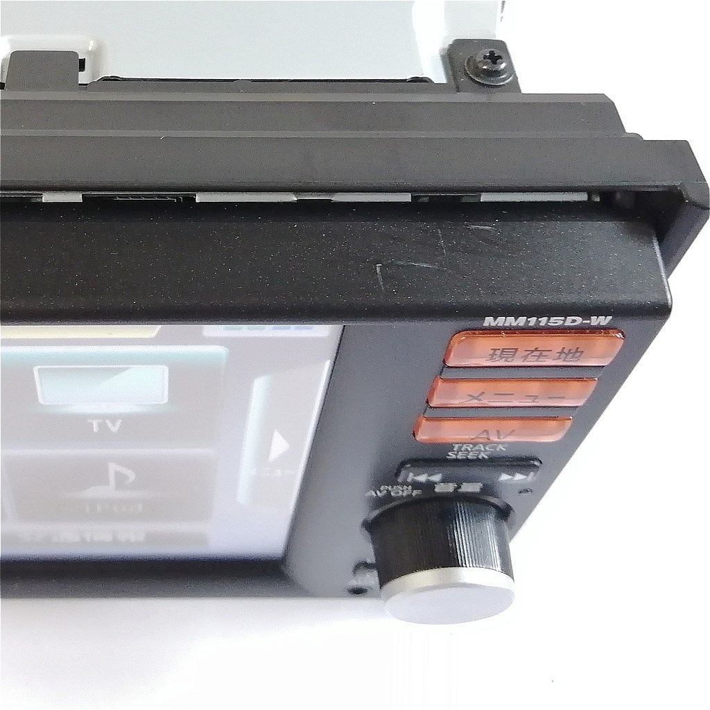 日産純正ナビ MM115D-W 7型ワイド 地デジ/CD/SD/Bluetooth 地図データ