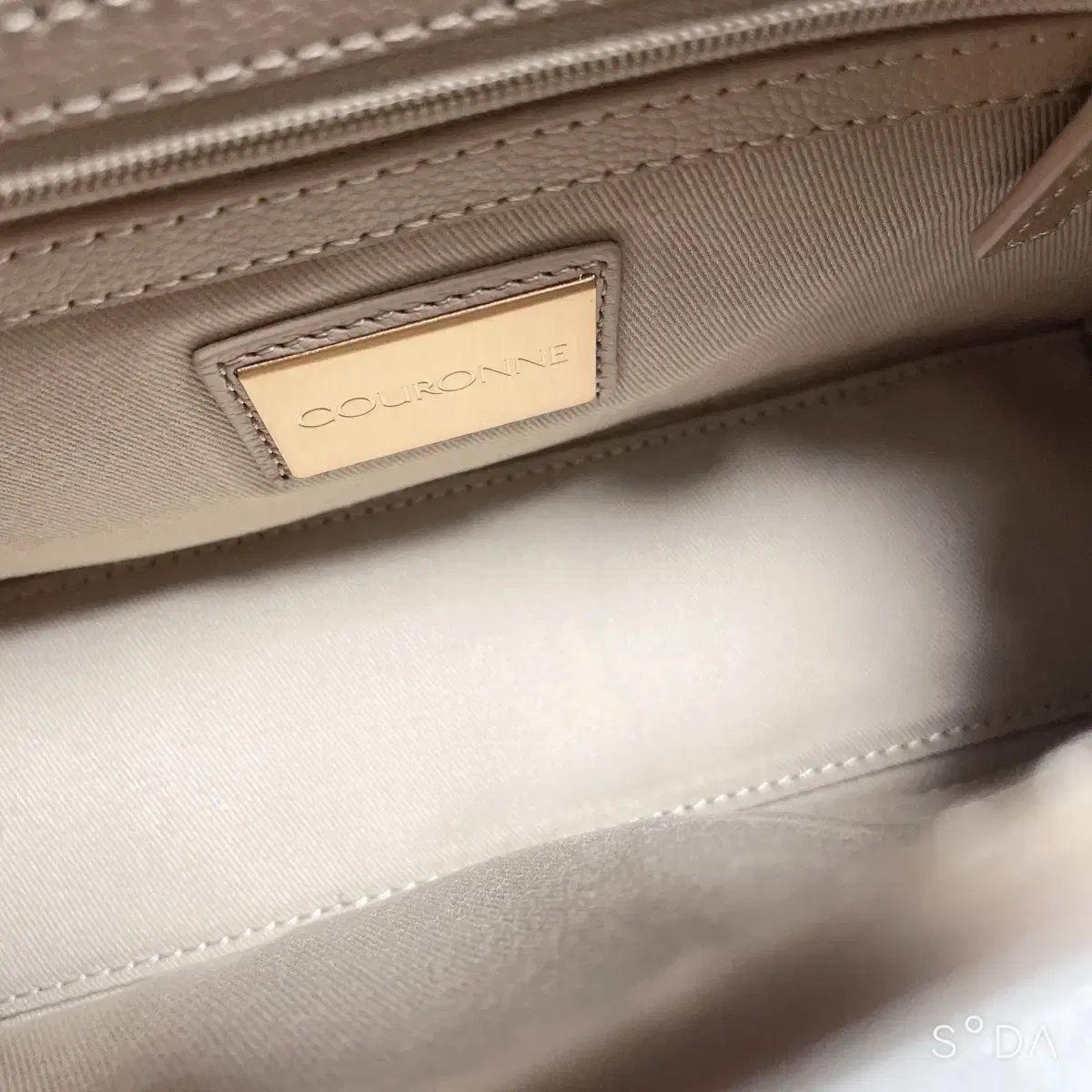 COURONNE クロンヌ バッグ ベージュ クロスバック DECORATOM_COM_BR