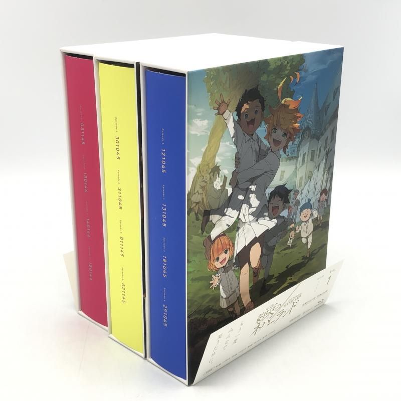 中古】約束のネバーランド 完全生産限定版 Blu-ray 全3巻セット