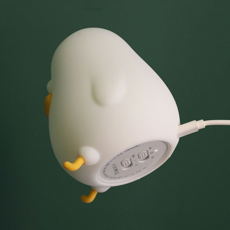 ナイトライト かわいい LED ランプ アヒル型 あひる型 USB充電式 HL-17