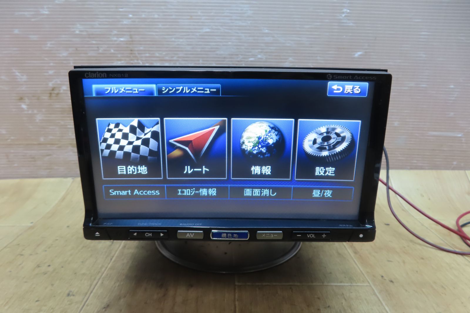 クラリオン　地デジ　USB　NX612 クラリオン SDナビ NX612）Car - WiFi Display