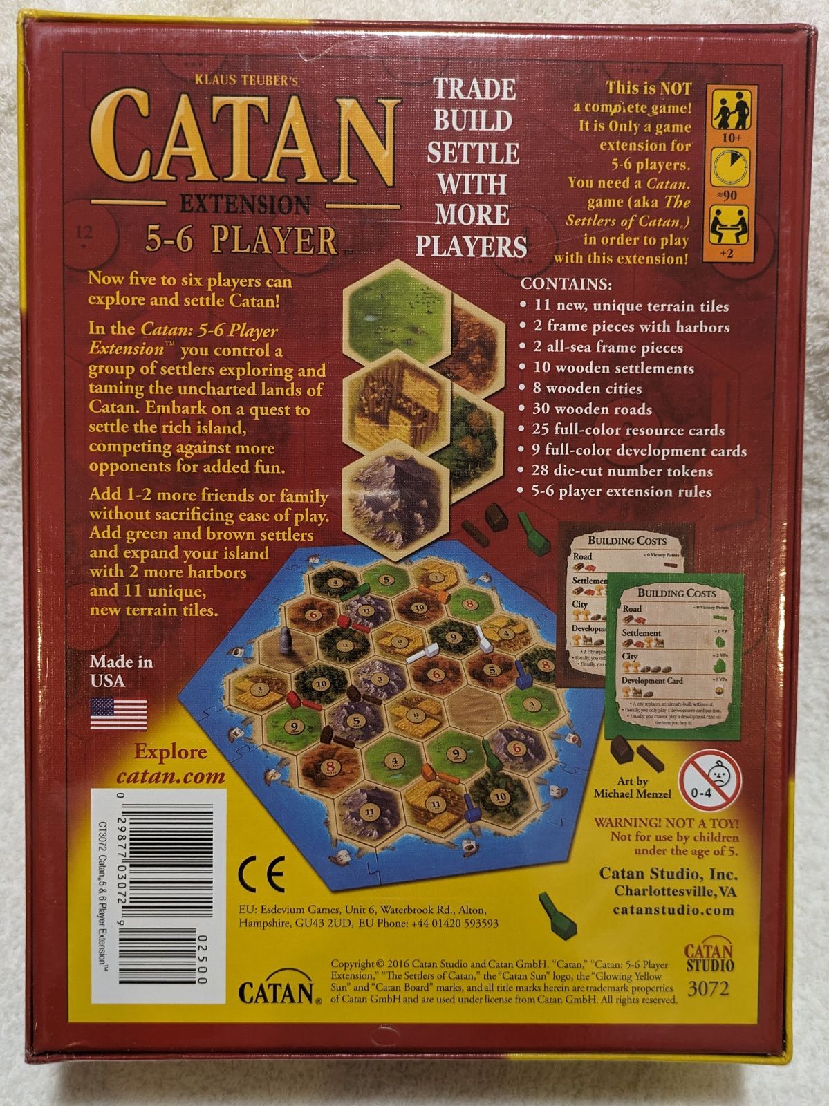 【新品】カタン エクステンション 5～6人 Catan 5-6 Player Extension - 5th Edition [並行輸入品]
