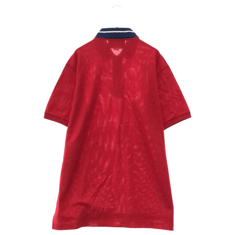 GUCCI (グッチ) 20SS インターロックG 半袖ポロシャツ レッド/ネイビー 