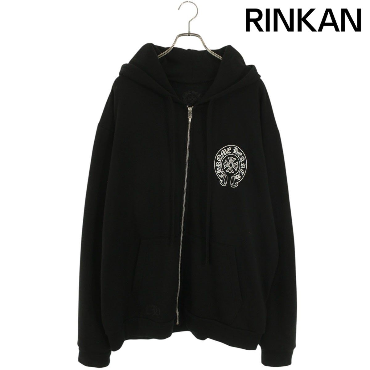 クロムハーツ 東京限定 ホースシュー プルオーバー フーディ サイズM CHROME HEARTS クロムハーツ SWTSHRT HD ZIP 東京限定バック