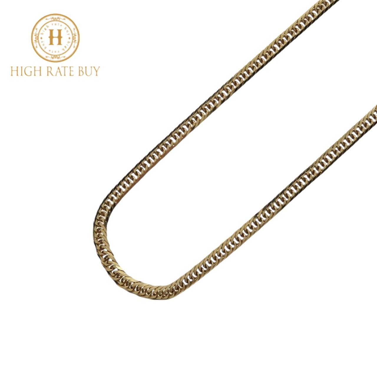 喜平ネックレス K18 18金 750 6面ダブル 11.7g 45cm 3.2mm キヘイ チェーン 金ネックレス 造幣局検定マーク 10g 15g 50cm メンズ