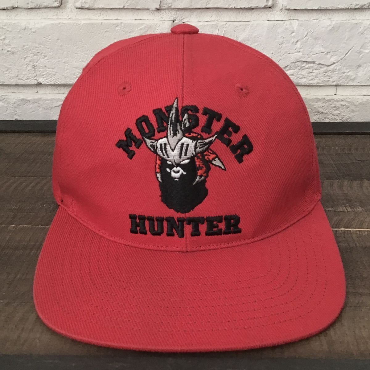 ☆激レア☆ モンスターハンター × BAPE camo キャップ a bathing ape