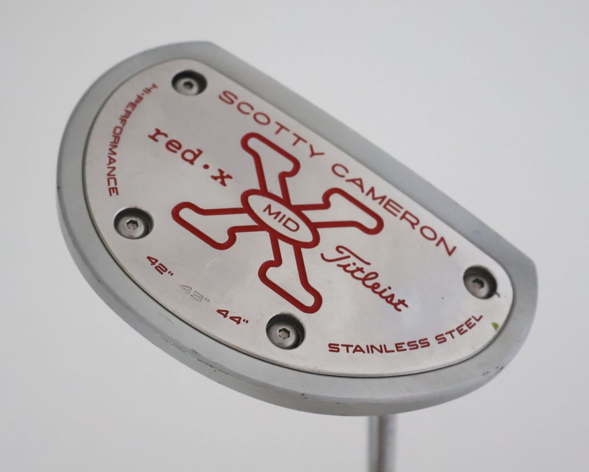 ○訳有激安！SCOTTY CAMERON☆スコッティキャメロン red X MID 中尺