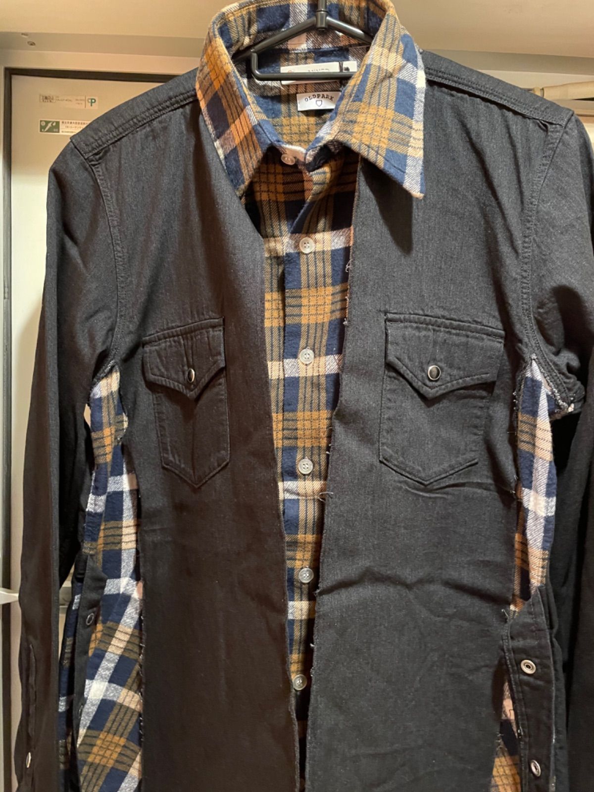マインデニム×OLD Parkコラボシャツ サイズ1キムタク色違い着用  