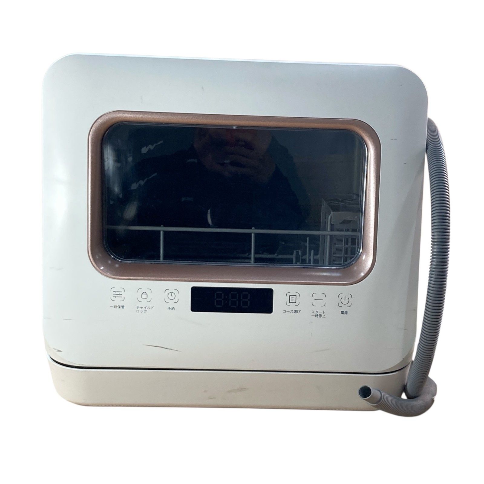 MAXZEN 食器洗い乾燥機 JDW03BS01 2021年式 水道工事不要のタンク式給水 現状品 12.1kg
