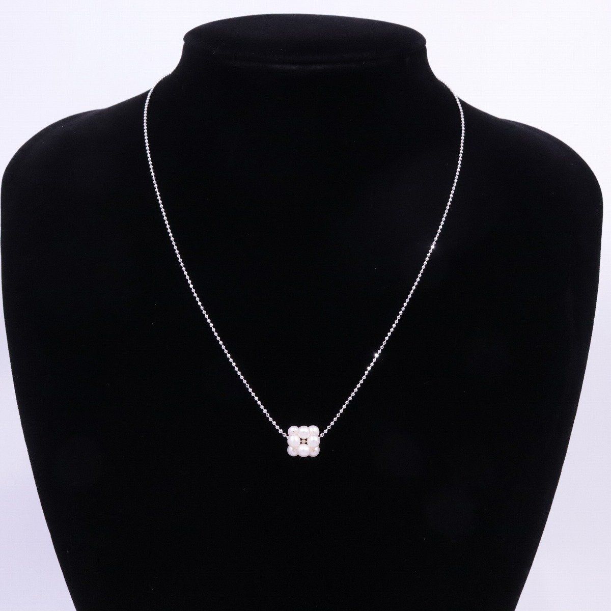 美品】TASAKI タサキ 田崎真珠 ネックレス シルバー/淡水パール