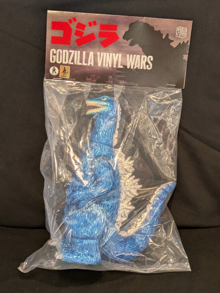 メディコムトイ GODZILLA VINYL WARS クラシックイメージ ゴジラ メタリックブルー