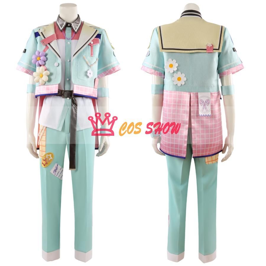 あんスタ クロススカウト ハッピーチャーム Sunny Side 明星スバル 春川宙 漣ジュン コスプレ衣装 cosplay 仮装 オーダーメイド製作 イ