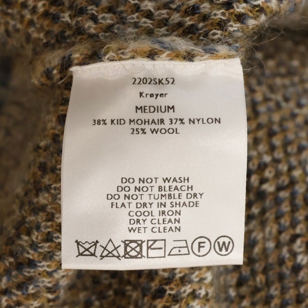SHINYA KOZUKA (シンヤコズカ) 22AW Kroyer ジャガード モヘア  