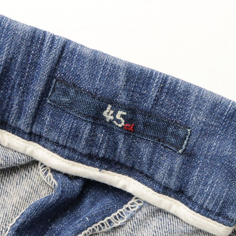 45R 45rpm フォーティファイブアール ざっくりデニムストレッチスリム  