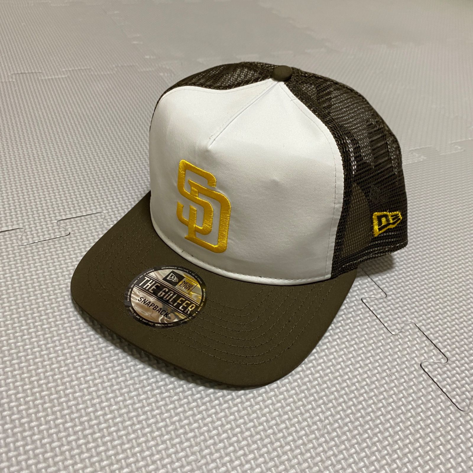 NEWERA サンディエゴ　パドレス　トラッカー　キャップ　オールドゴルファー ◇NEWERA San Diego Padres Tracker Cap The Golfer トラッカー