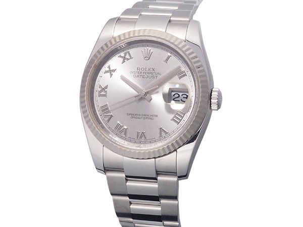 ロレックス ROLEX デイトジャスト 36mm シルバーローマン オイスターブレス 116234 G番