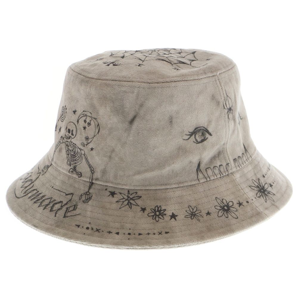 READY MADE (レディメイド) 23AW ×Dr.WOO BUCKET HAT TATOO ドクター