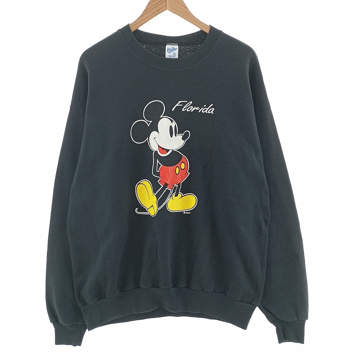 古着 90年代 ベルバシーン VELVA SHEEN MICKEY MOUSE ミッキーマウス キャラクタースウェットシャツ トレーナー USA製/eaa401164