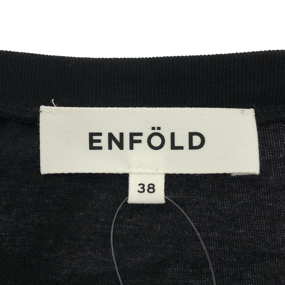 ENFOLD エンフォルド 24SS RUFFLE HEXAGON T-SHIRT ラッフルヘキサゴン 