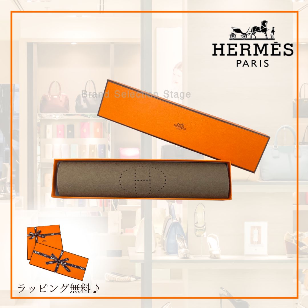 新品未使用】HERMES ウールフェルト トレイ ベージュ