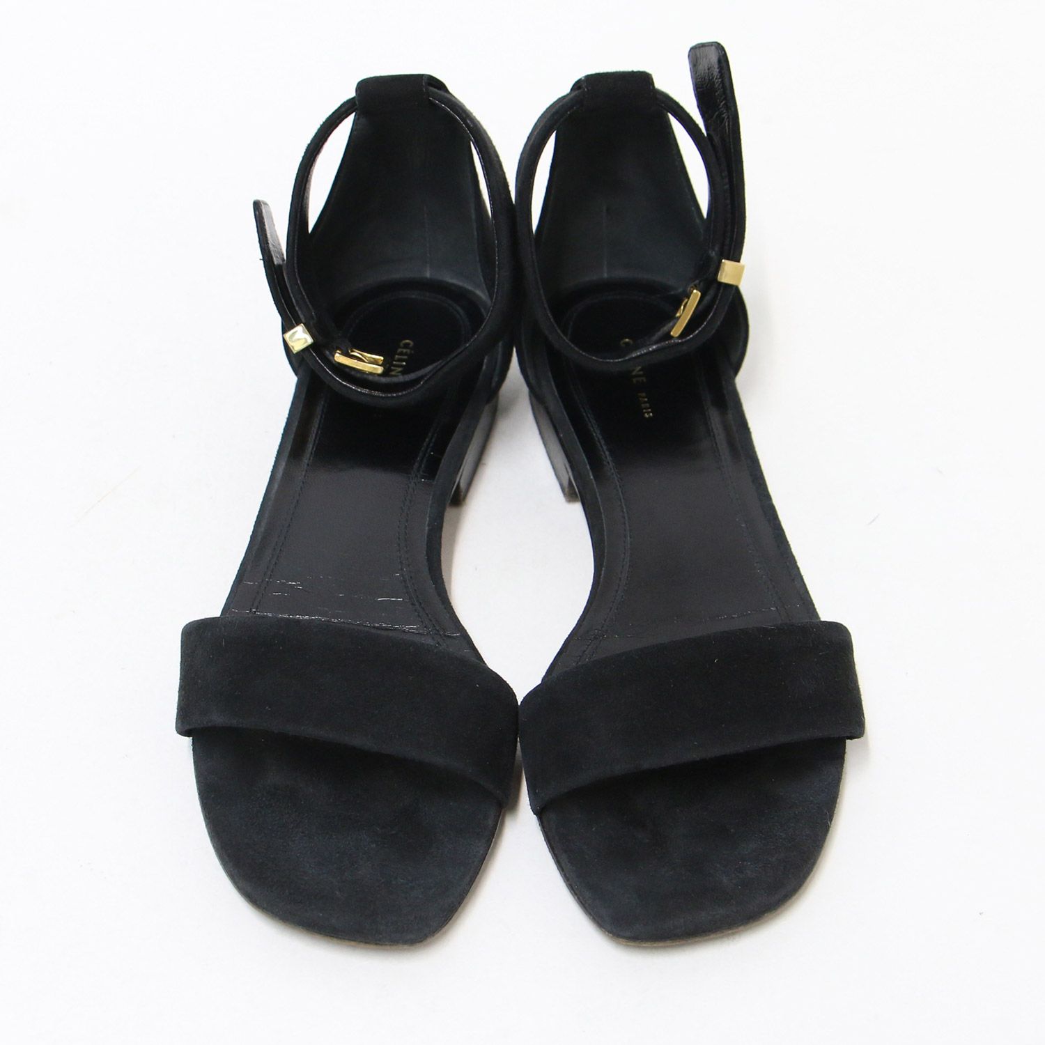 CELINE アンクル ストラップ フラットサンダル フィービー期