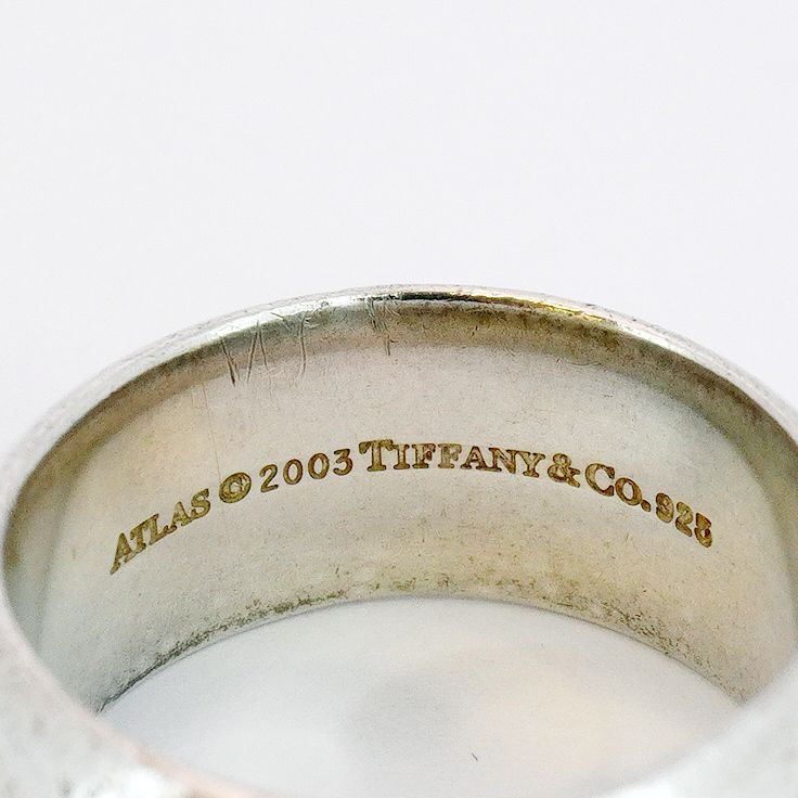 美品 TIFFANY&Co VINTAGE シルバー アトラス リング 14号 廃盤】ティファニー TIFFANY&Co アトラス シルバー リング