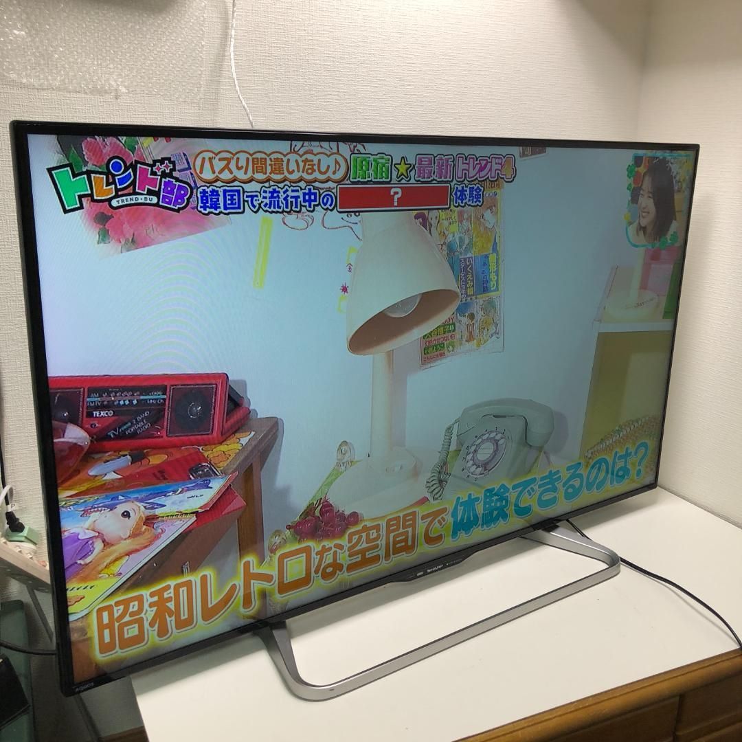 SHARP 2015年 50インチ 液晶 テレビ LC-50W20 250524-1