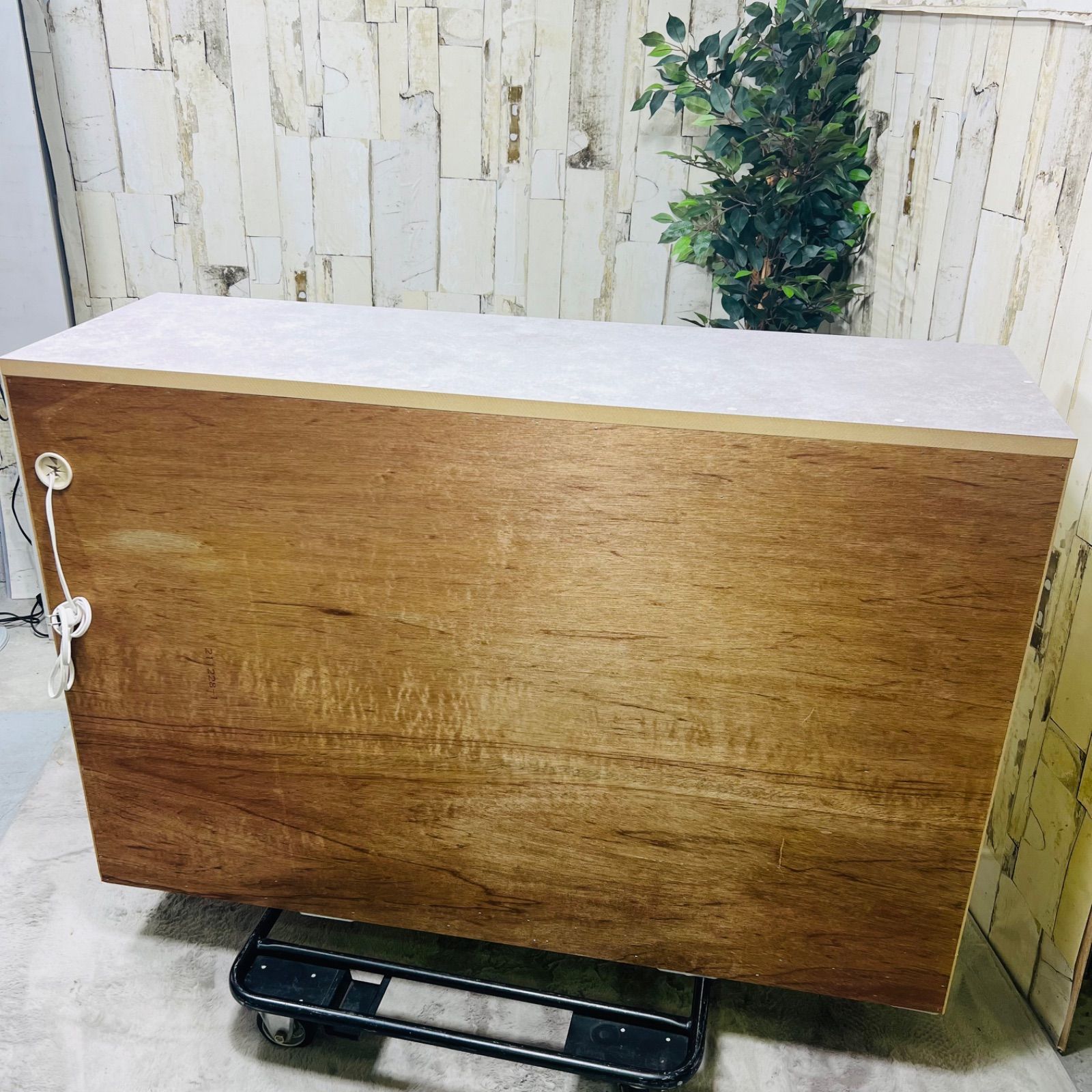 中古】Dinosスライド伸長式カウンター幅91~126cm 家電タイプ 中古】Dinosスライド伸長式カウンター幅91~126cm 家電タイプ