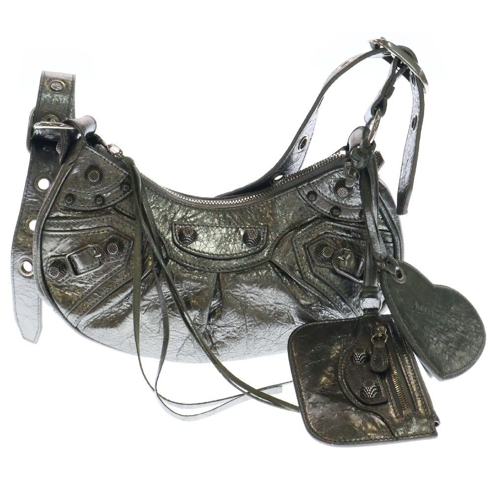 DIESEL turn lock leather shoulder bagY2K DIESEL Vintage Pink